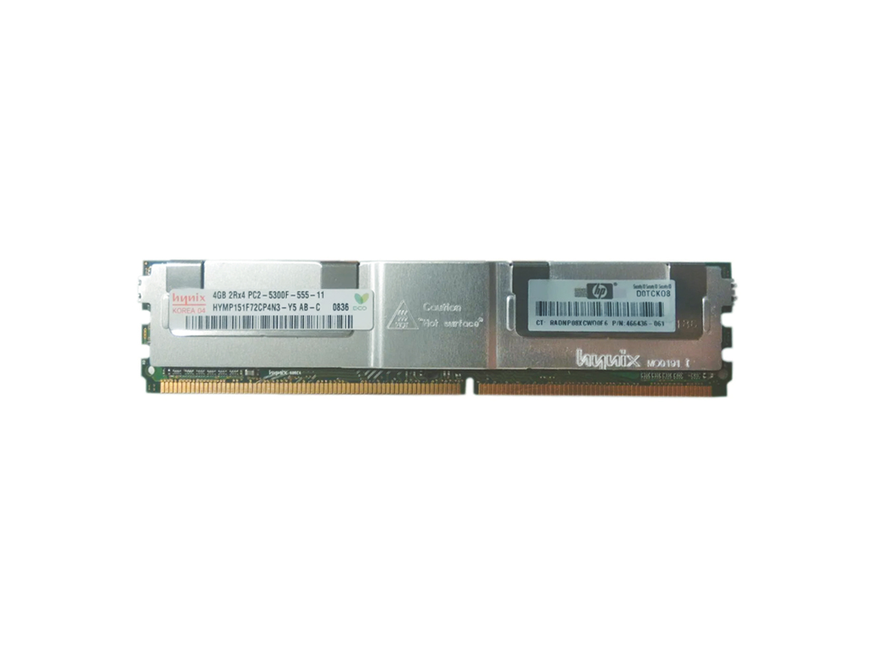 Оперативная память 4 Gb Reg (Hynix 4Gb 2Rx4 PC2-5300F-555-11 HYMP151F72CP4N3-Y5)