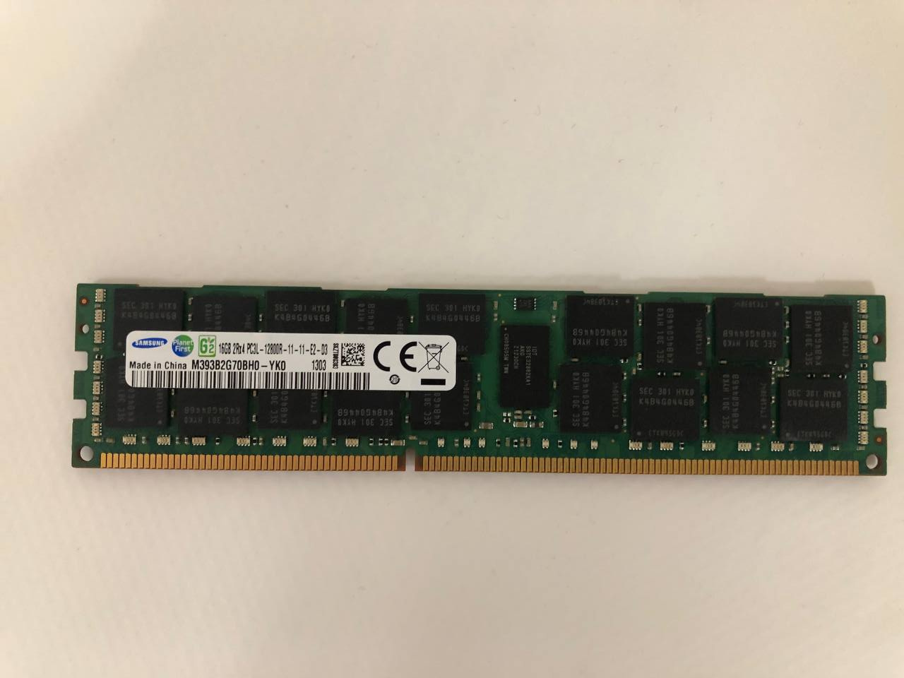 Оперативная память 16 GB REG (Oracle SAMSUNG 16GB 2Rx4 PC3L-12800R-11-11 M393B2G70BH0-YK0 7018701/7042210)