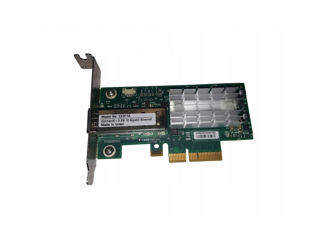 Сетевые контроллеры NVIDIA (Сетевая карта Full profile CX311A Mellanox 10 GbE SFP 1-Ports  (MCX311A-XCAT))