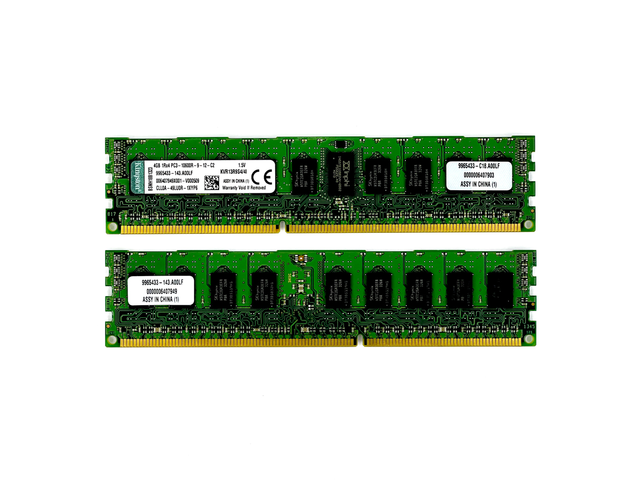 Оперативная память 4 GB REG (Kingston 4GB1Rx4 PC3-10600 KVR13R9S4/4I)