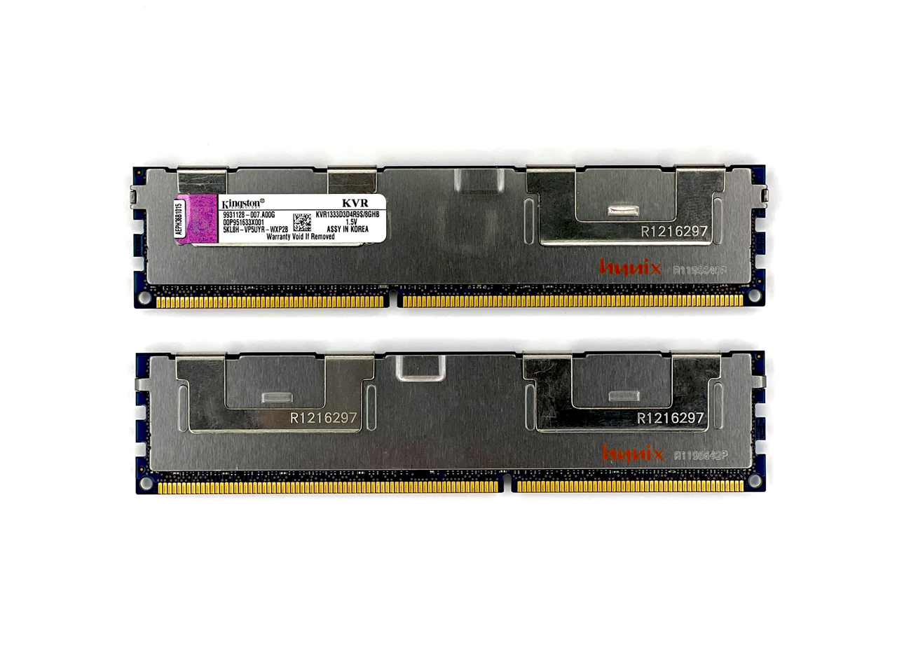 Оперативная память 8 GB REG (Kingston 8GB 2Rx4 PC3-10600 KVR1333D3D4R9S/8GHB)