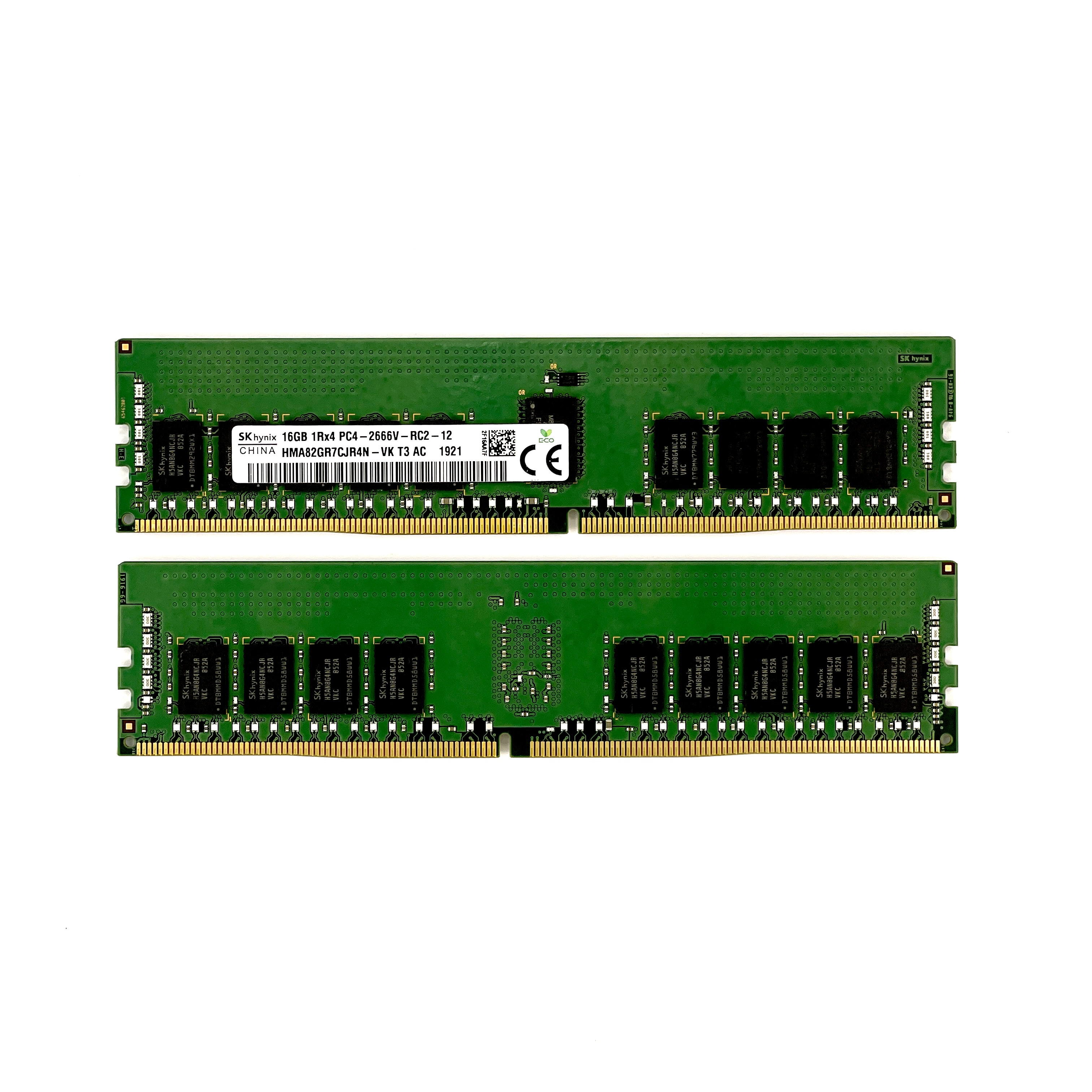 Оперативная память 16 Gb REG (SK Hynix DDR4 ECC REG 16Gb 1Rx4 PC4-2666V-RC2-12 HMA82GR7CJR4N-VK)