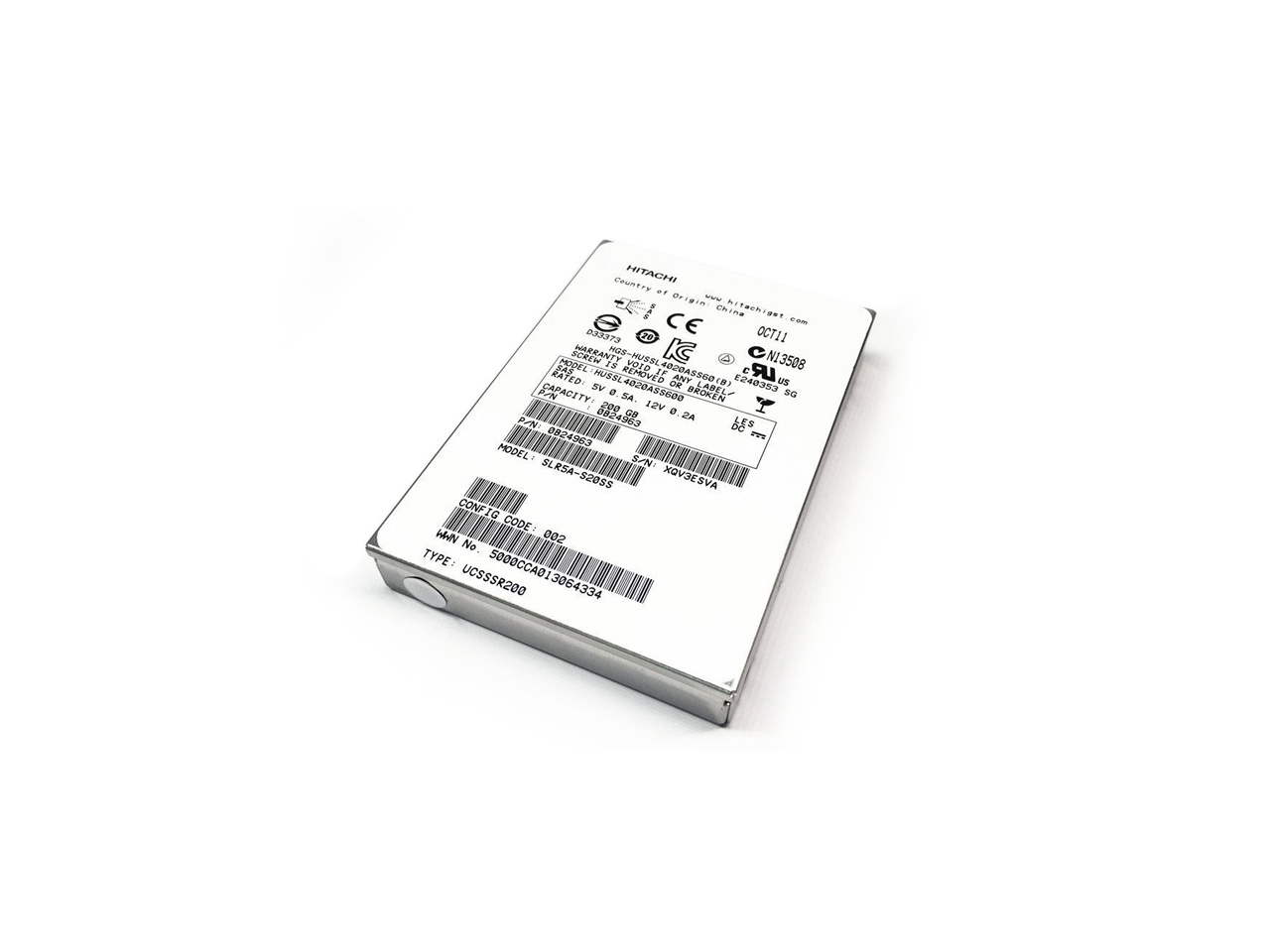 SAS SSD (Hitachi HUSMH8020BSS204 200GB SSD 600mgb/s 0B32072)