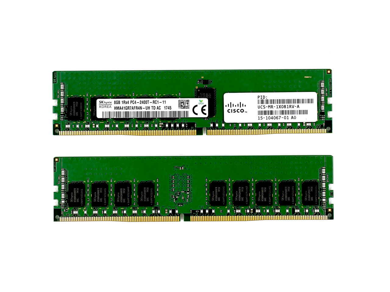 Оперативная память 8 Gb REG (Cisco SK Hynix 8Gb 1Rx4 PC4-2400T-RC1-11 HMA41GR7AFR4N-UH 15-104067)