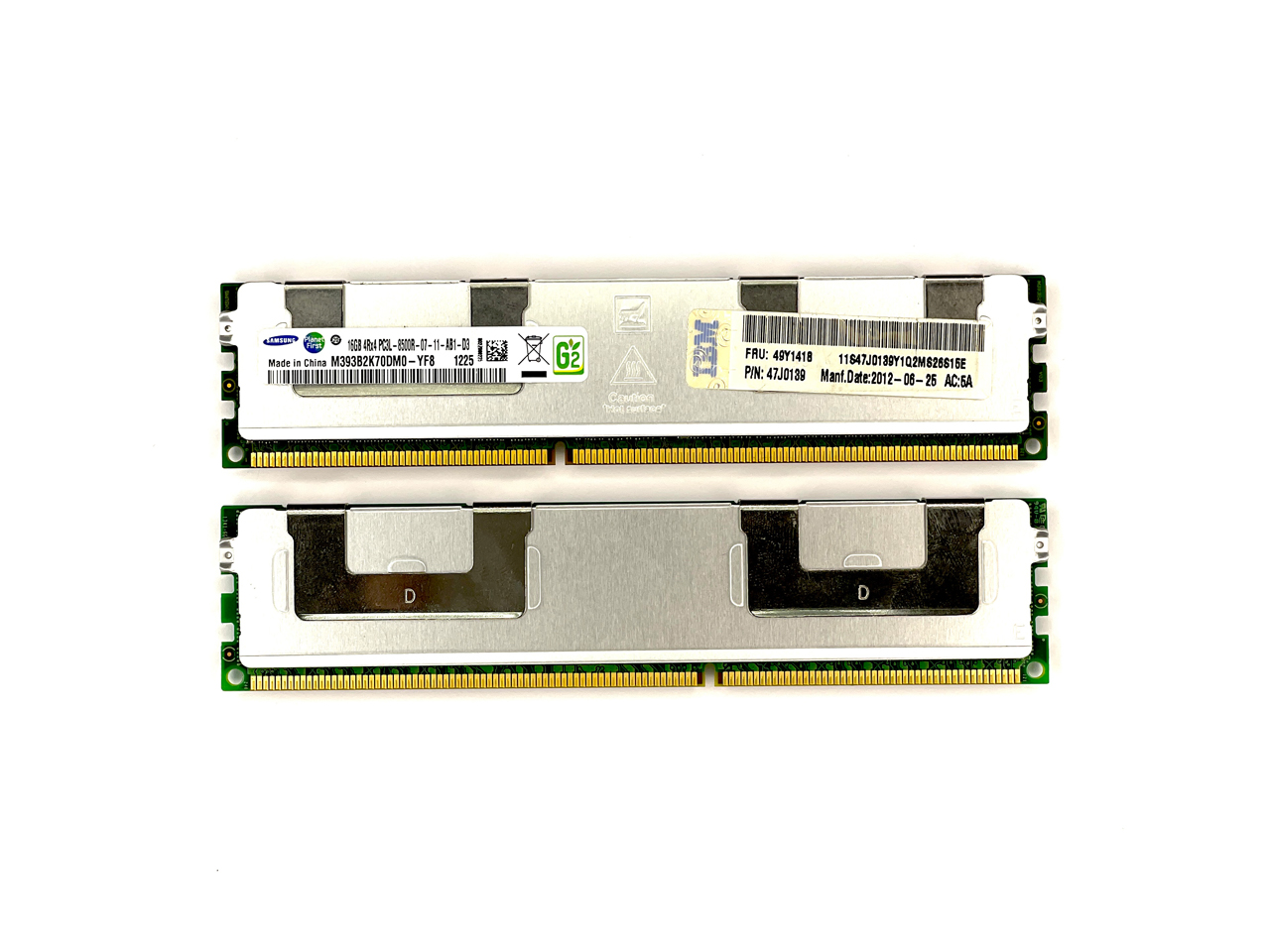 Оперативная память 16 GB REG (IBM SAMSUNG 16GB 4Rx4 PC3L-8500R-7-11 M393B2K70DM0 (FRU:49Y1418))