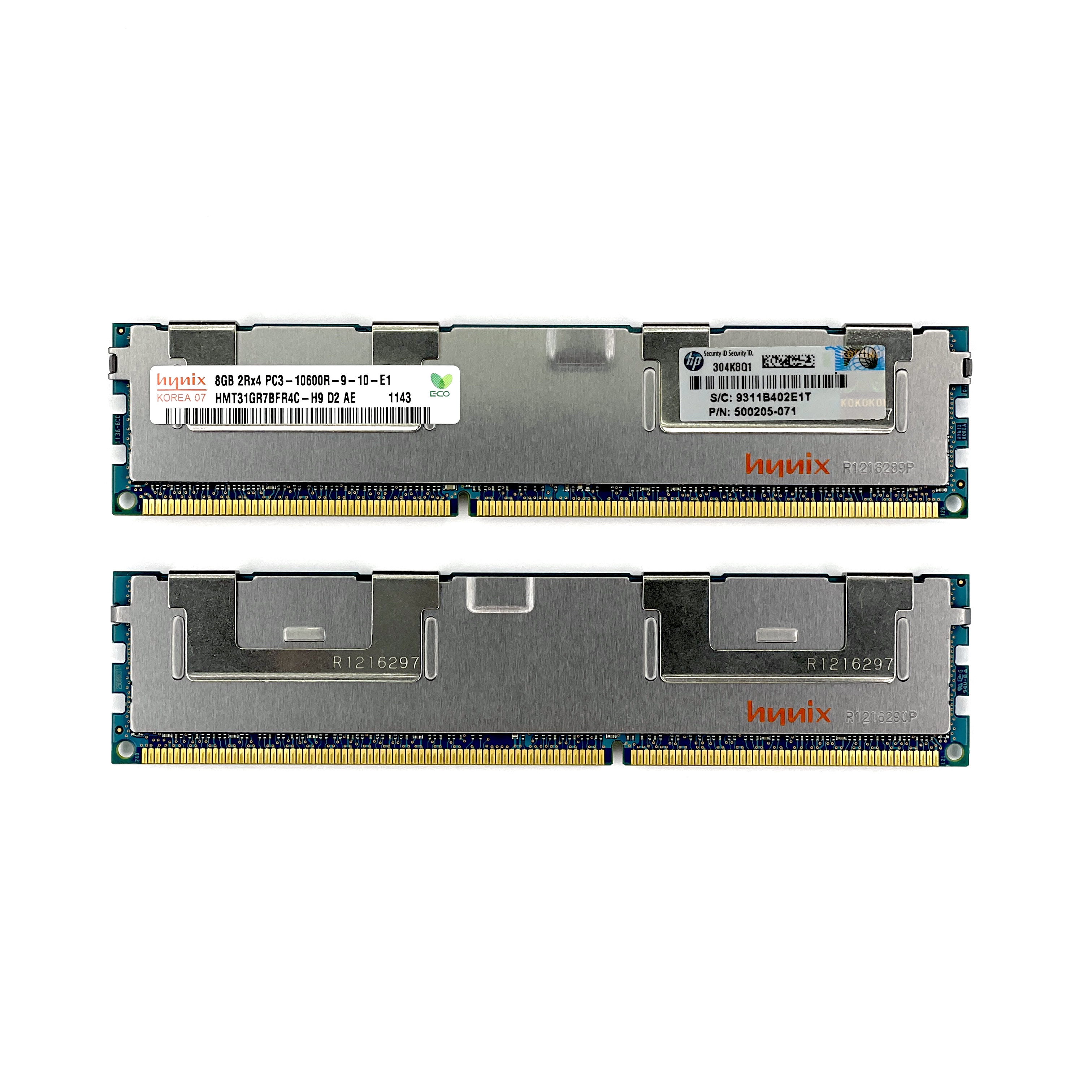 Оперативная память 8 GB REG (HP Hynix DDR3 ECC REG 8Gb PC3-10600R-9-10 HMT31GR7BFR4C-H9 500205-071)